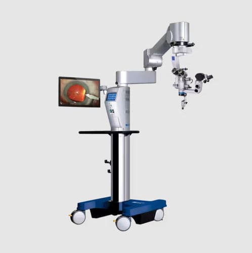 Ophthalmischer Operationsmikroskop - Hi-R NEO 900 - Haag-Streit Surgical - für Kiefer- und Gesichtschirurgie / auf Rollen