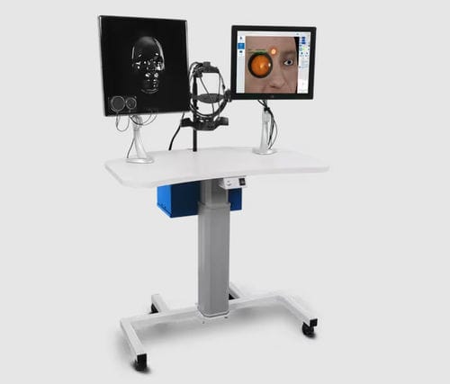 Trainingssimulator - Eyesi  - Haag-Streit Surgical - für Ophthalmoskopie / Arbeitsstation / Augmented Reality