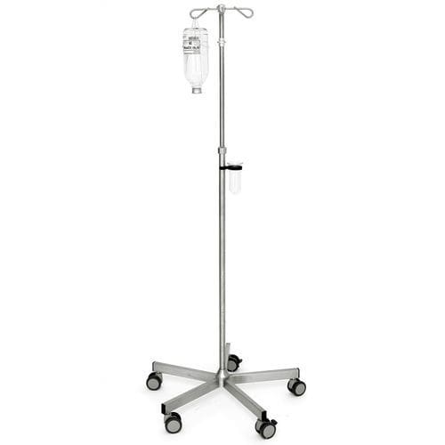 Infusionsständer auf Rollen - I325000 E - MTH Medical GmbH - 2 Haken / teleskopisch / höhenverstellbar