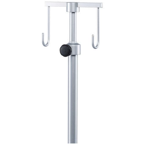 Infusionsständer / 2 Haken - 32MR0704MZ - MTH Medical GmbH - teleskopisch / höhenverstellbar / Aluminium