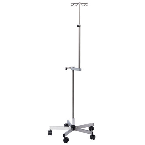 Infusionsständer auf Rollen - IV100909 - MTH Medical GmbH - 4 Haken / für Spritzenpumpen / teleskopisch