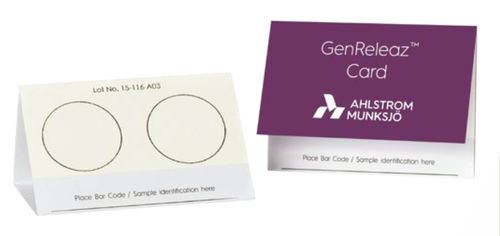 Probenkarte mit DNA-Elution - GenReleaz™ - Ahlstrom-Munksjö - Labor / für forensische Anwendungen / zur DNA-Konservierung