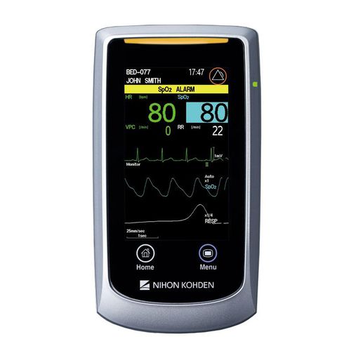 Nacht-Vitalzeichenmonitor - Life Scope G3 - Nihon Kohden Europe - Wearable / Handgerät / EKG