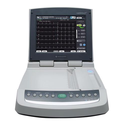 Ruhe-Elektrokardiograph - Cardiofax V  - Nihon Kohden Europe - Belastung / 12 Kanäle / 15 Kanäle