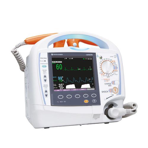 Halbautomatischer externer Defibrillator - cardiolife  - Nihon Kohden Europe - EKG und SpO2-Monitor / zweiphasig