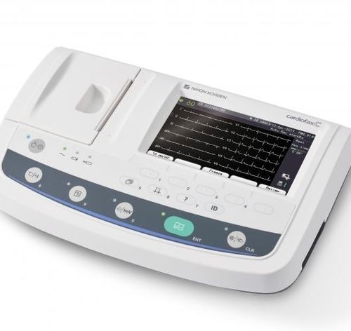 Ruhe-Elektrokardiograph - Cardiofax C - Nihon Kohden Europe - 12 Kanäle / digital / mit Drucker