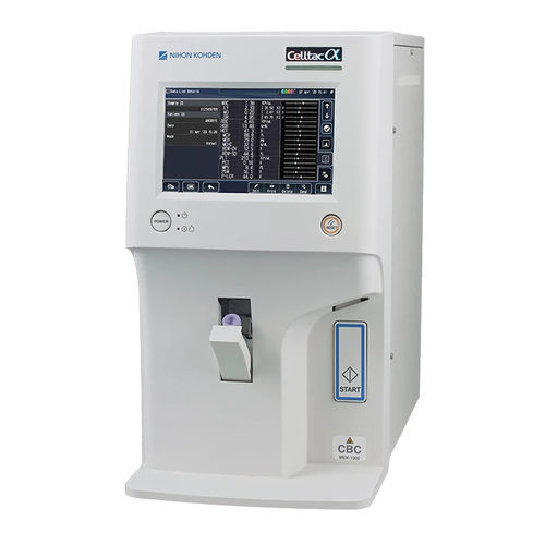 Automatisierter Zellzähler - Celltac α - Nihon Kohden Europe - Tisch / für Hämatologie / für Blutzellen