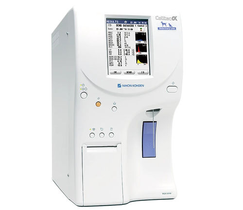 Automatischer Zellzähler - Celltac α - Nihon Kohden Europe - Tisch / für Veterinärmedizin / für Blutzellen