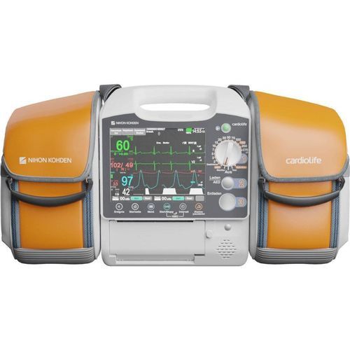Automatisierter externer Defibrillator - cardiolife EMS - Nihon Kohden Europe - manuell / für Notfallwagen / für die Unterstützung bei der Wiederbelebung