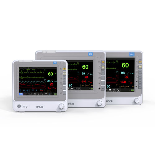Kompakter Patientenmonitor - D60 - Ningbo David Medical Device - EKG / RESP / SpO2