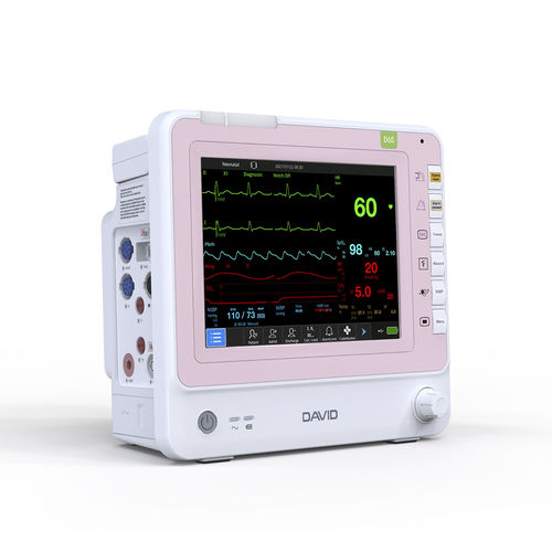 Kompakter Multiparameter-Monitor - D6 - Ningbo David Medical Device - EKG / RESP / SpO2