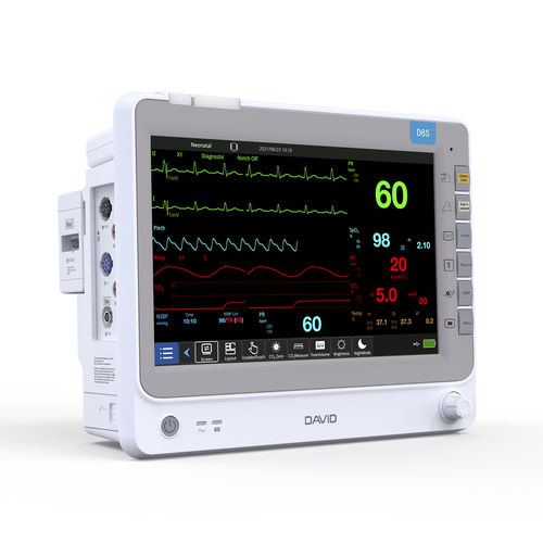 Tragbarer Multiparameter-Monitor - D8 - Ningbo David Medical Device - kompakt / EKG / RESP