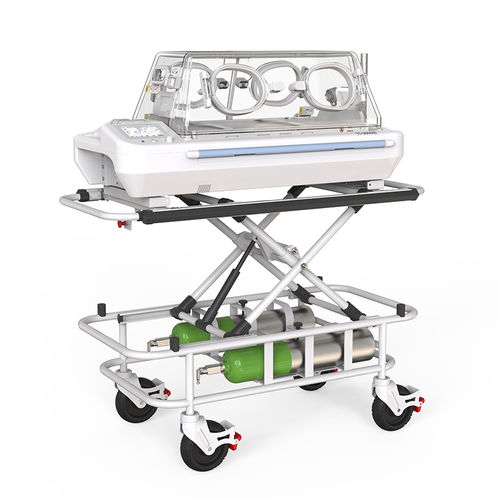 Inkubator für Neugeborene / für Transport - TI-3000B - Ningbo David Medical Device - auf Rollen / höhenverstellbar / mit Touchscreen