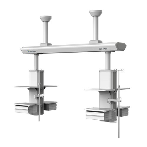 Deckenmontierter Verteilerbalken - DP series - Ningbo David Medical Device - für Intensivpflege / mit Gondel