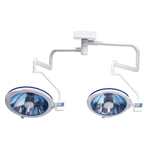 Deckenmontierte OP-Leuchte - Toplite-F  - Heal Force - Halogen / mit 2 Armen / mit Bedienfeld