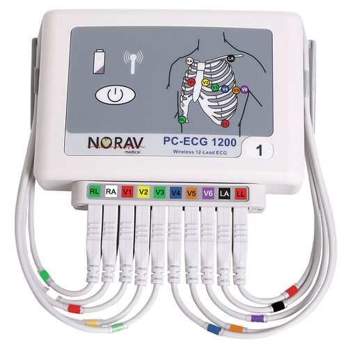 Belastungs-Elektrokardiograph - 1200W - NORAV Medical - 12 Kanäle / digital / kabellos