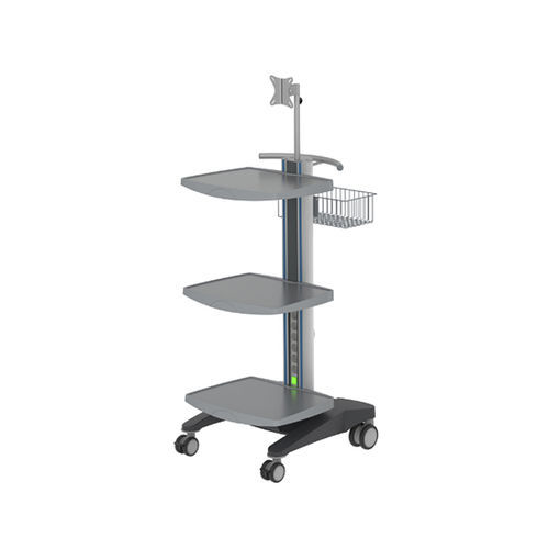 Medizinischer Wagen - T5-H3 - NORAV Medical - für EKG / für Transport / Aluminium