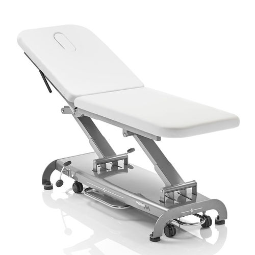 Elektrische Massageliege - S2  - Novak M - auf Rollen / mit höhenverstellbarer Rückenlehne / zweiteilig