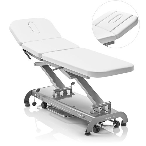Elektrische Massageliege - S3 - Novak M - auf Rollen / mit Kopfstütze / mit höhenverstellbarer Rückenlehne