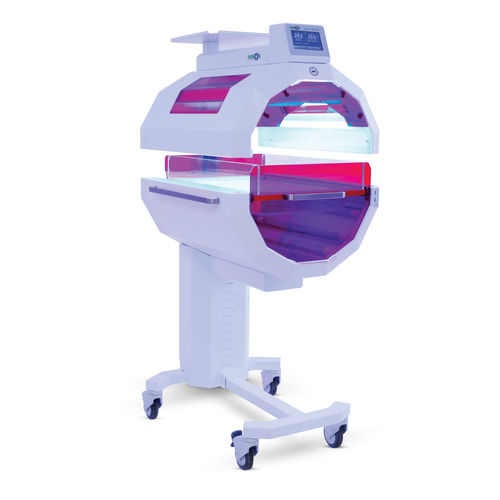 Phototherapielampe für Neugeborene - Bilisphere 360 - NOVOS - in Wiegenform / Blaues Licht