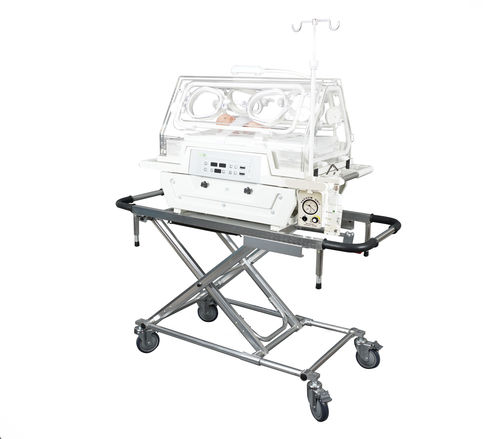 Neugeboreneninkubator für Transport - KT 1000 - NOVOS - auf Rollen / mit 4 Fenstern für Zugang zum Baby / batteriebetrieben