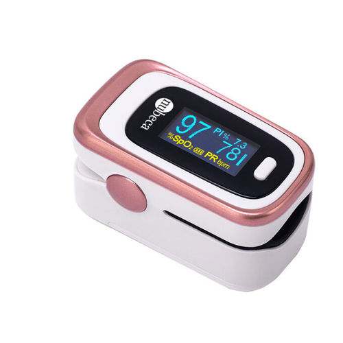 Fingerpulsoximeter - POD170 - nu-beca & maxcellent  - medizinisch / OLED / rosa