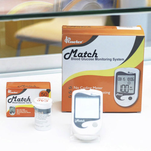 Automatisches Blutzuckermessgerät - Match - OK Biotech  - für Krankenhaus / ohne Code / mit Stechhilfe