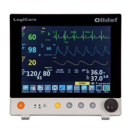 Kompakter Multiparameter-Monitor - LOGICARE - Olidef Medical - tragbar / Nacht / EKG