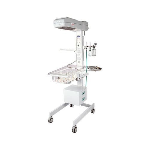 Wärmestrahler für Neugeborene / mit Stauraum - Matrix R - Olidef Medical - auf Rollen