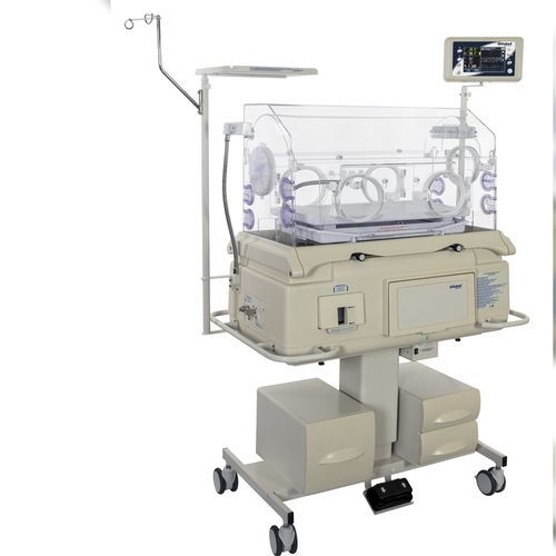 Neugeboreneninkubator auf Rollen - LINE 4 - Olidef Medical - höhenverstellbar / mit Phototherapie-Lampe / mit Waage