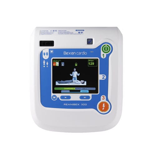 Halbautomatischer externer Defibrillator - Reanibex 300 - Bexen Cardio - automatisch / Ausbildung / zweiphasig