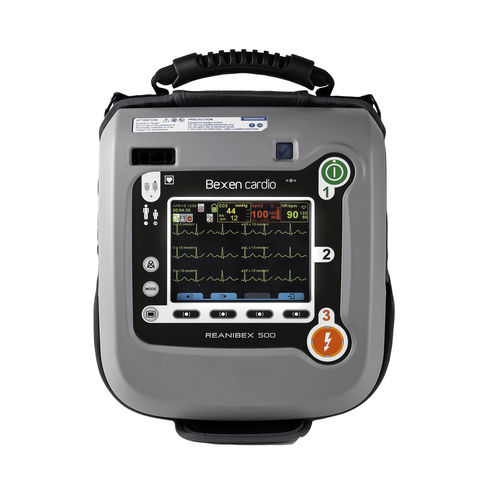 Automatischer externer Defibrillator - Reanibex 500 EMS - Bexen Cardio - manuell / zweiphasig / Bluetooth
