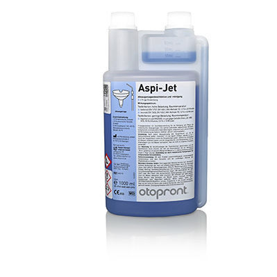 Flüssiges Reinigungsmittel - Aspi-Jet  - Otopront - 1000 mL / für medizinische Geräte / konzentriert