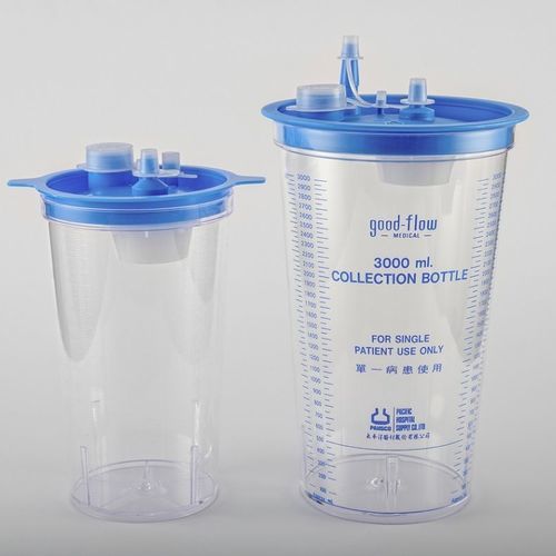 Absaugbehälter für Körperflüssigkeiten - Pacific Hospital Supply  - zum Einmalgebrauch