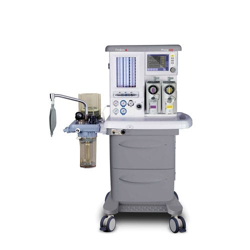 Anästhesiearbeitsplatz auf Wagen - Prima 320 - Penlon - Atmungsmonitoring / mit Ventilator / mit System zur Ableitung von Anästhesiegasen