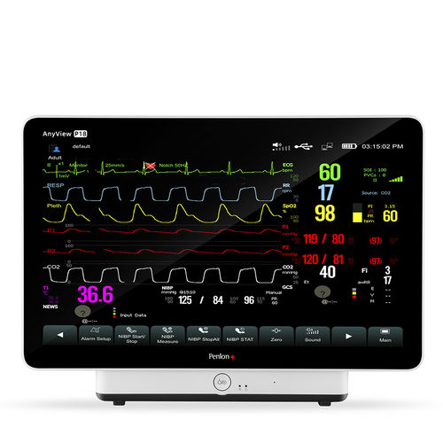 Kompakter Patientenmonitor - AnyView P18 - Penlon - Nacht / EEG / EKG