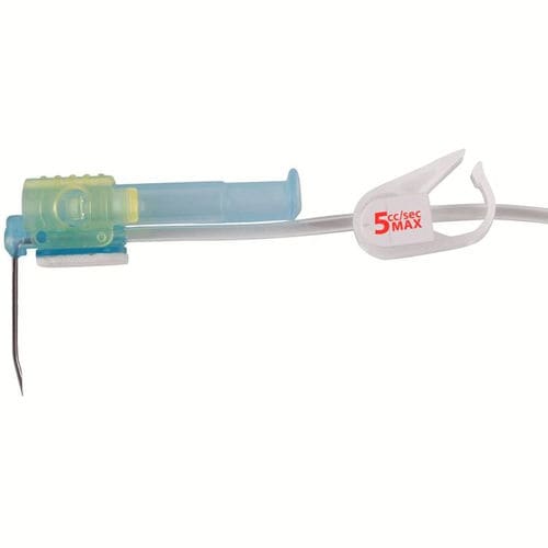 Kontrastmittelinjektionsnadel - PPS® CT - Perouse Medical - Huber / gesichert