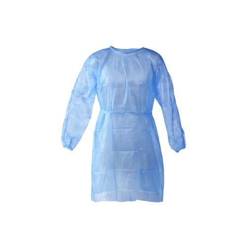 Unisex-Patientenkittel - GOWN01 - Pharmaplast - aus Polypropylen / Einweg / blau