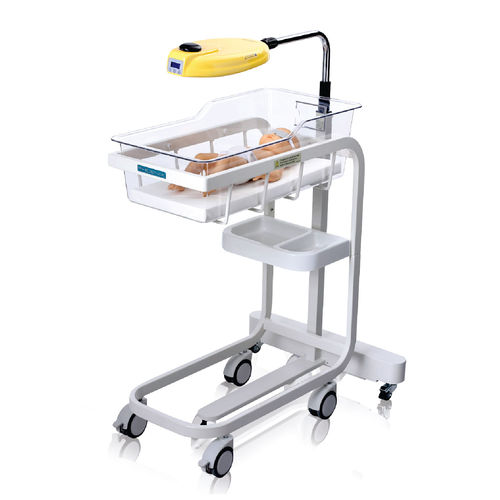 Phototherapielampe für Neugeborene - LED PT - Phoenix Medical Systems  - in Wiegenform / Blaues Licht