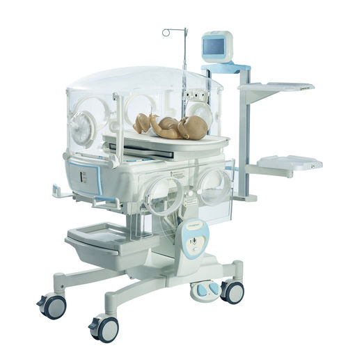 Inkubator für Neugeborene auf Rollen - INC 200 - Phoenix Medical Systems  - höhenverstellbar / Trendelenburg / mit Monitor