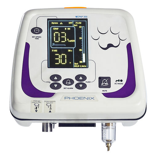Wiederbelebungs-Beatmungsgerät - nCPAP 300 - Phoenix Medical Systems  - für Neugeborene / CPAP / auf Rollen
