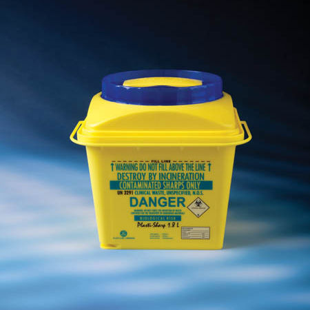 Behälter für Abfallprodukte - SH-018 - PLASTI LAB - Labor / Polypropylen / sicher