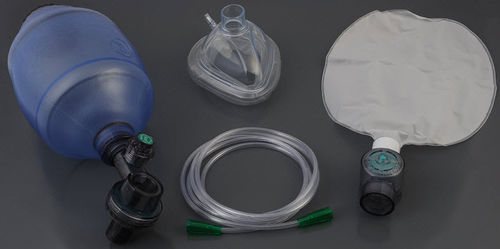 Handbeatmungsgerät zum Einmalgebrauch - 130 253 - Plasti-med - PVC / mit Überdruckventil