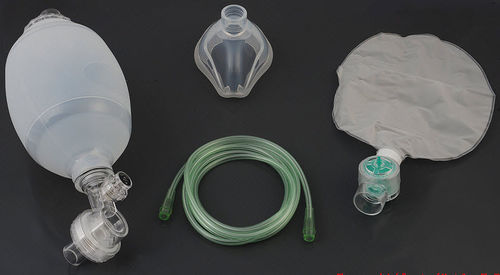 Silikon-Handbeatmungsgerät - 130 250 - Plasti-med - PVC / wiederverwendbar / mit Überdruckventil