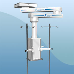 Verteilerarm - 272 series - Pneumatik Berlin - deckenmontiert / für Intensivpflege / Anästhesie