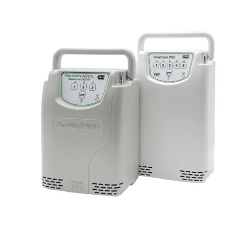 Sauerstoffkonzentrator für häusliche Krankenpflege - EasyPulse POC5 - Precision Medical - tragbar / Pulse-Flow