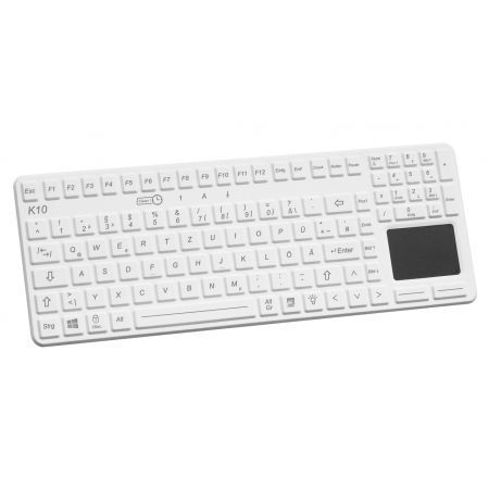 Medizinische Tastatur / Touchpad - K10-MD-OEM-BL - EVO BOARDS - waschbar / desinfizierbar / USB