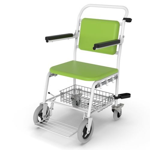 Transportstuhl für den Innenraum - E-MO - PROMA REHA - für Außenbereich / zusammenklappbar / mit Armlehnen