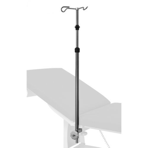 Schienenmontierter Infusionsständer - 2985-01 - Promotal - 2 Haken / teleskopisch