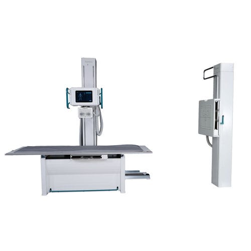 Analoges Röntgensystem - PRS 500 F - PROTEC - digital / für multifunktionale Röntgenaufnahmen / mit bodenstehendem Bucky